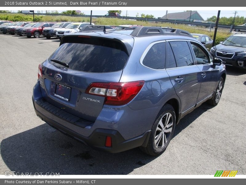 Dark Blue Pearl / Titanium Gray 2018 Subaru Outback 2.5i Limited