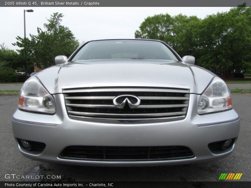 Brilliant Silver Metallic / Graphite 2005 Infiniti Q 45