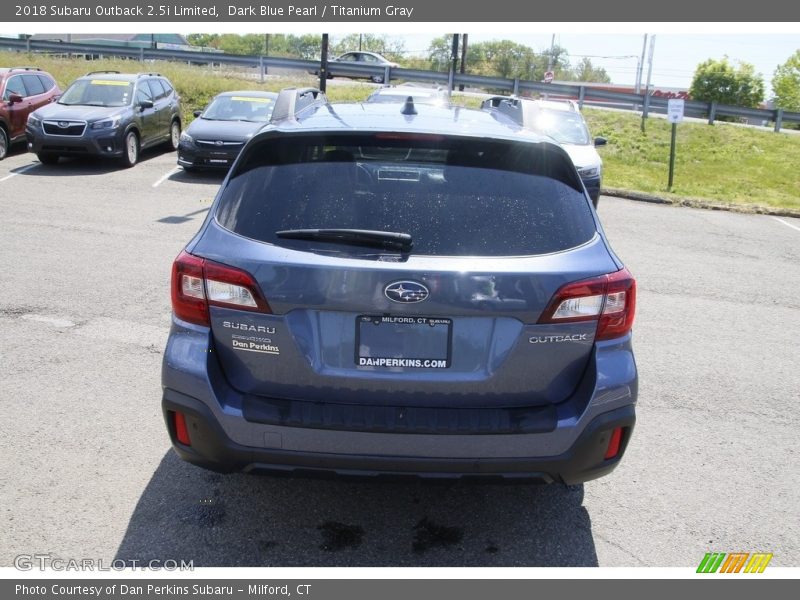 Dark Blue Pearl / Titanium Gray 2018 Subaru Outback 2.5i Limited
