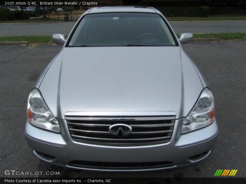 Brilliant Silver Metallic / Graphite 2005 Infiniti Q 45