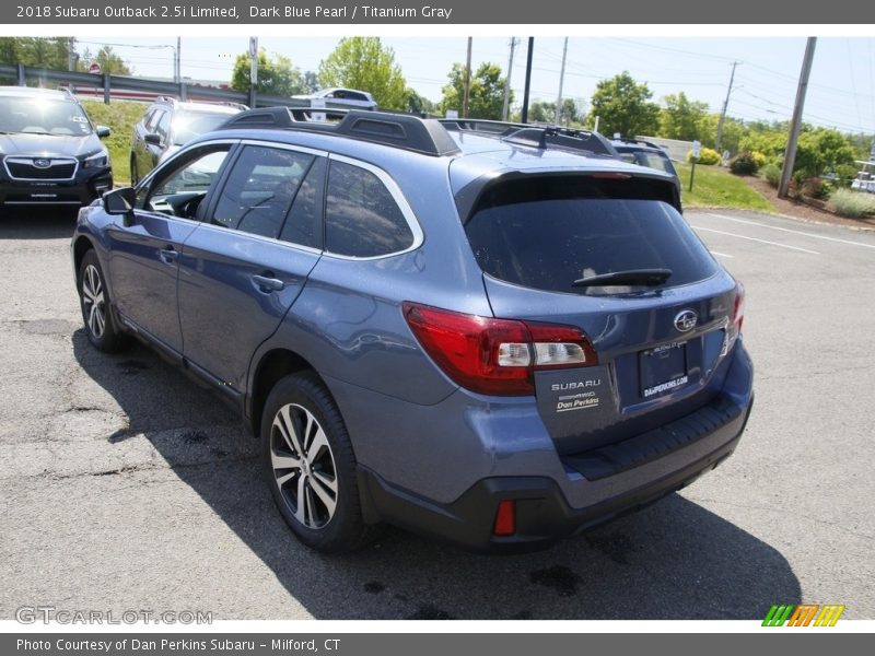 Dark Blue Pearl / Titanium Gray 2018 Subaru Outback 2.5i Limited
