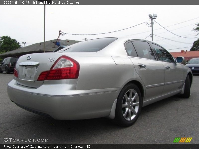 Brilliant Silver Metallic / Graphite 2005 Infiniti Q 45