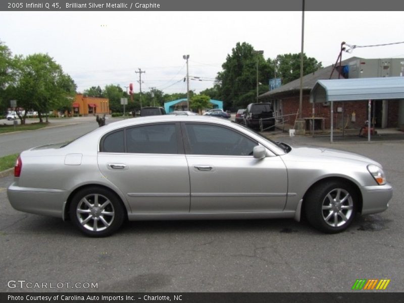 Brilliant Silver Metallic / Graphite 2005 Infiniti Q 45