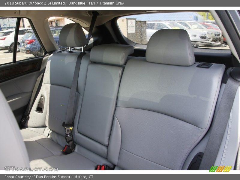 Dark Blue Pearl / Titanium Gray 2018 Subaru Outback 2.5i Limited