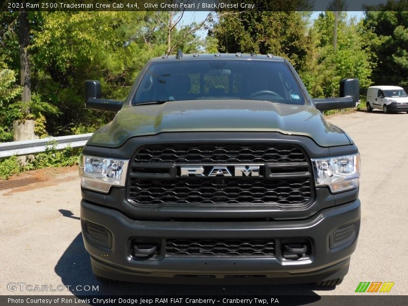 Olive Green Pearl / Black/Diesel Gray 2021 Ram 2500 Tradesman Crew Cab 4x4