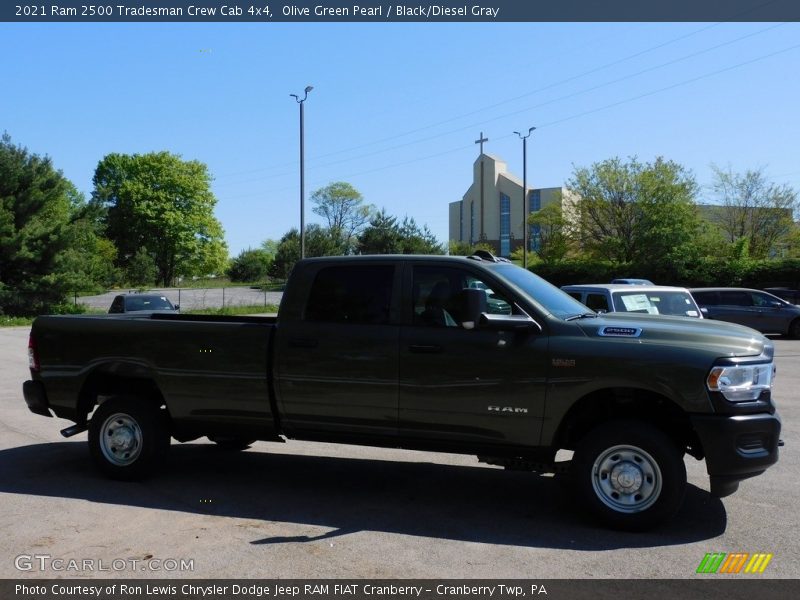 Olive Green Pearl / Black/Diesel Gray 2021 Ram 2500 Tradesman Crew Cab 4x4