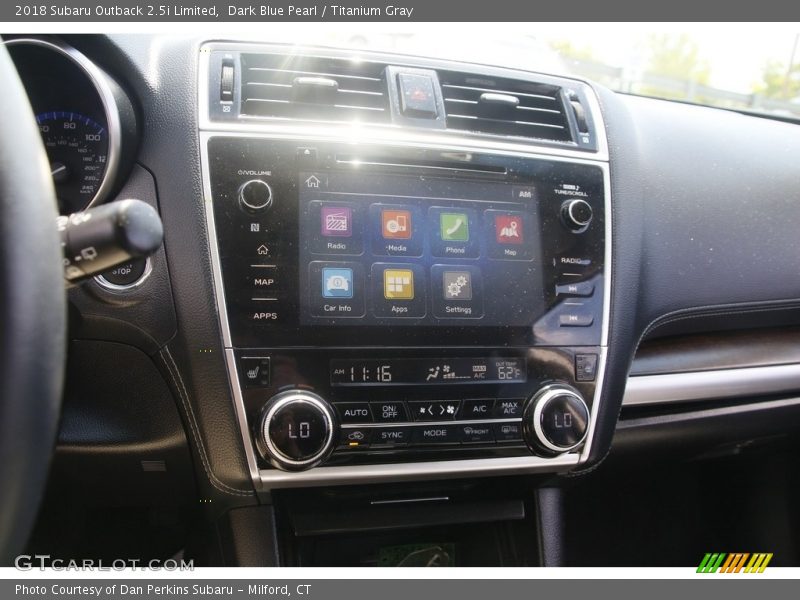 Dark Blue Pearl / Titanium Gray 2018 Subaru Outback 2.5i Limited