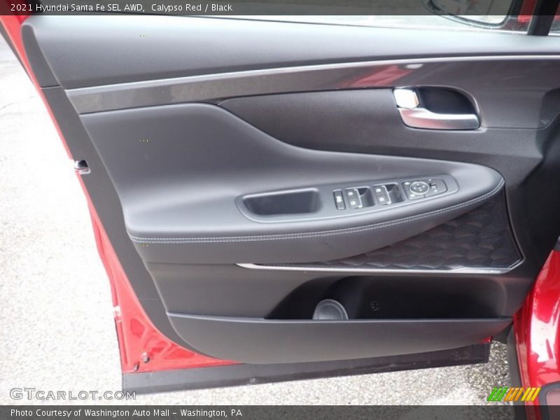 Calypso Red / Black 2021 Hyundai Santa Fe SEL AWD