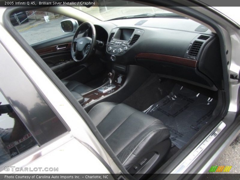 Brilliant Silver Metallic / Graphite 2005 Infiniti Q 45