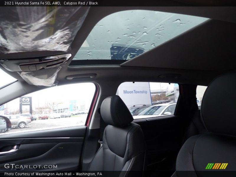 Calypso Red / Black 2021 Hyundai Santa Fe SEL AWD