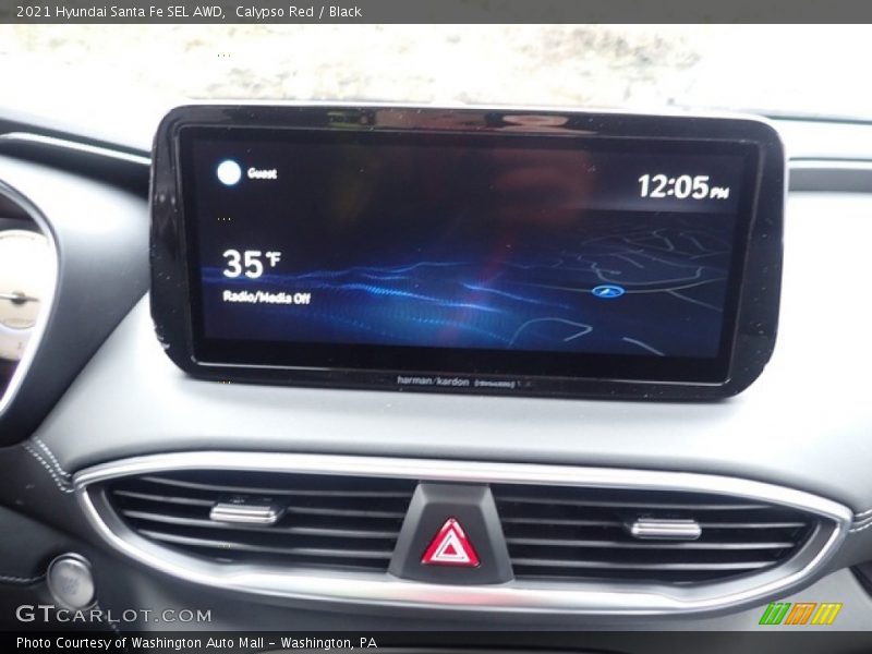 Calypso Red / Black 2021 Hyundai Santa Fe SEL AWD