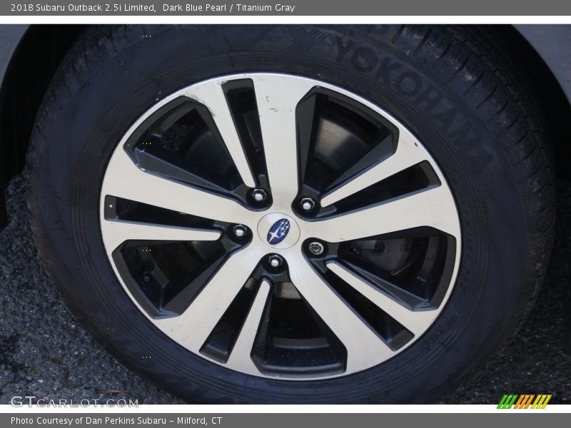 Dark Blue Pearl / Titanium Gray 2018 Subaru Outback 2.5i Limited