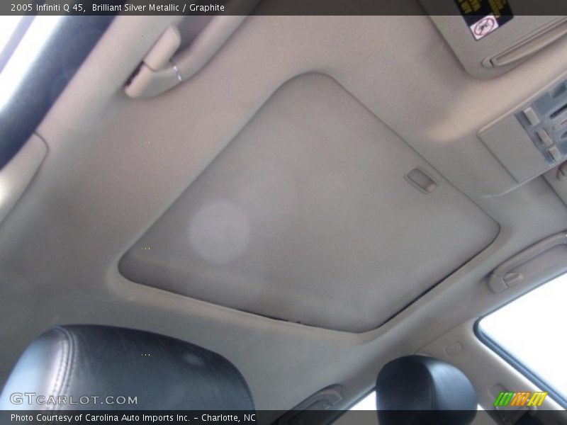 Brilliant Silver Metallic / Graphite 2005 Infiniti Q 45