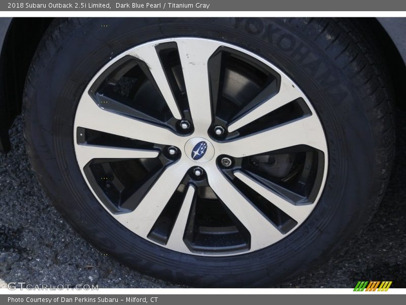 Dark Blue Pearl / Titanium Gray 2018 Subaru Outback 2.5i Limited
