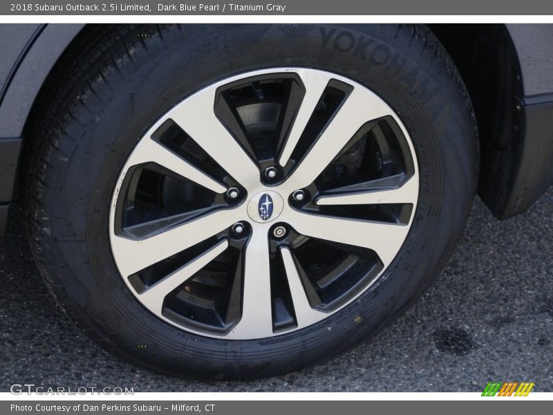 Dark Blue Pearl / Titanium Gray 2018 Subaru Outback 2.5i Limited