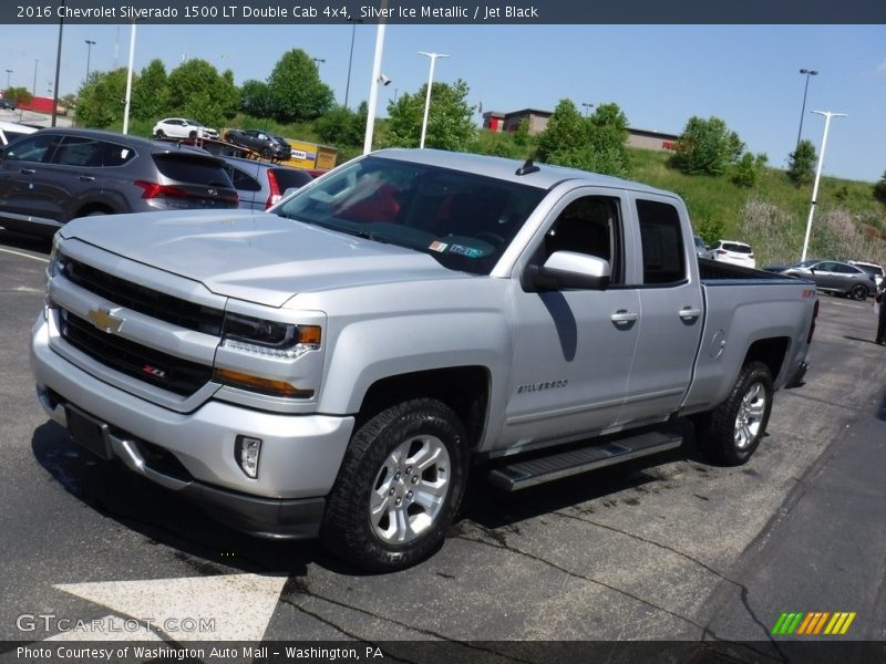 2016 Silverado 1500 LT Double Cab 4x4 Silver Ice Metallic