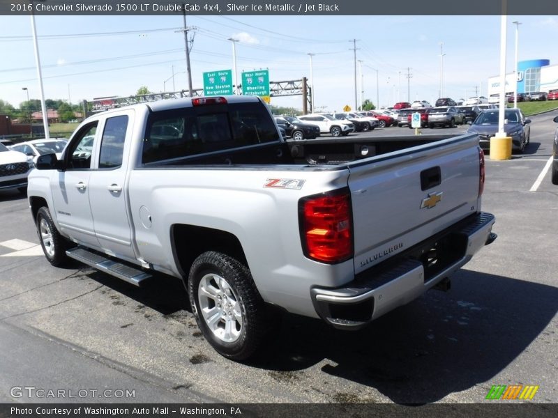 Silver Ice Metallic / Jet Black 2016 Chevrolet Silverado 1500 LT Double Cab 4x4