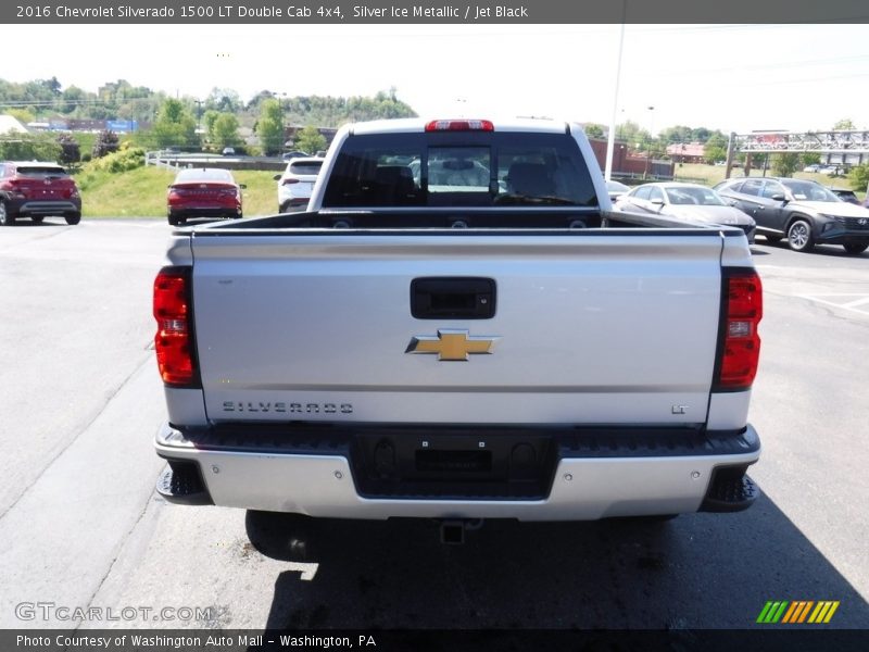 Silver Ice Metallic / Jet Black 2016 Chevrolet Silverado 1500 LT Double Cab 4x4