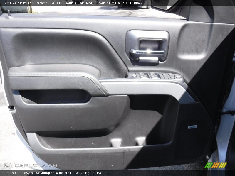 Silver Ice Metallic / Jet Black 2016 Chevrolet Silverado 1500 LT Double Cab 4x4