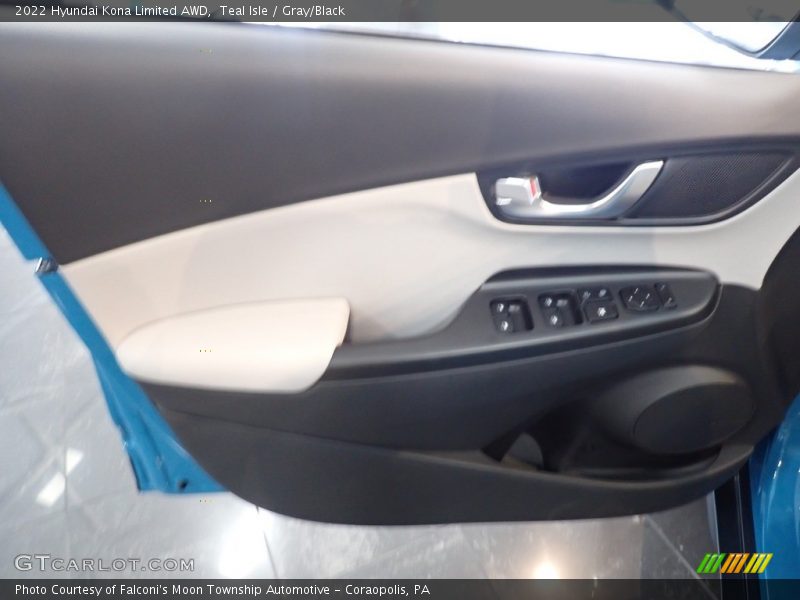 Teal Isle / Gray/Black 2022 Hyundai Kona Limited AWD