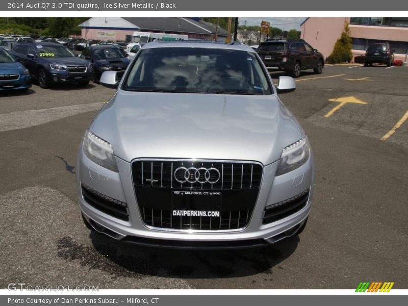 Ice Silver Metallic / Black 2014 Audi Q7 3.0 TDI quattro