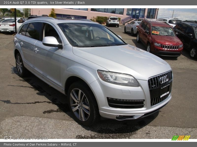 Ice Silver Metallic / Black 2014 Audi Q7 3.0 TDI quattro