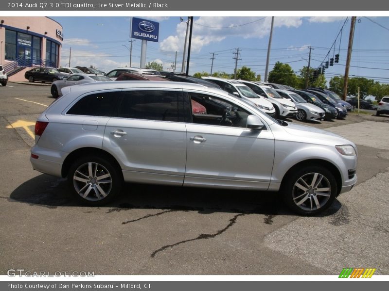 Ice Silver Metallic / Black 2014 Audi Q7 3.0 TDI quattro