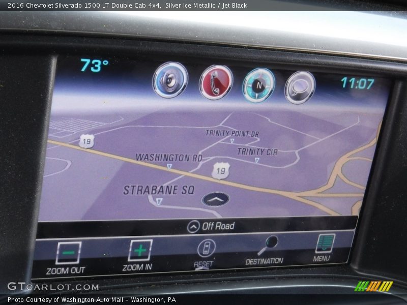 Navigation of 2016 Silverado 1500 LT Double Cab 4x4