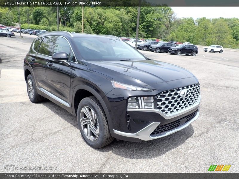 Twilight Black / Black 2021 Hyundai Santa Fe SEL AWD