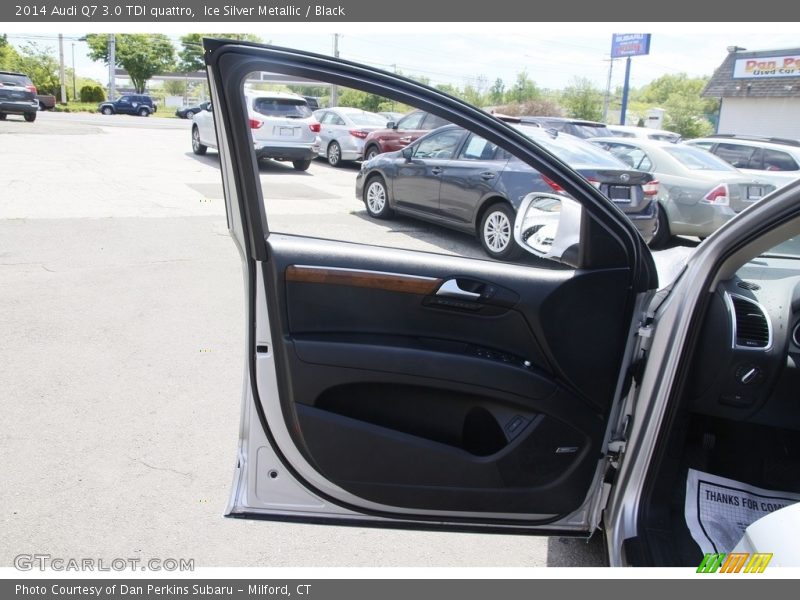Ice Silver Metallic / Black 2014 Audi Q7 3.0 TDI quattro