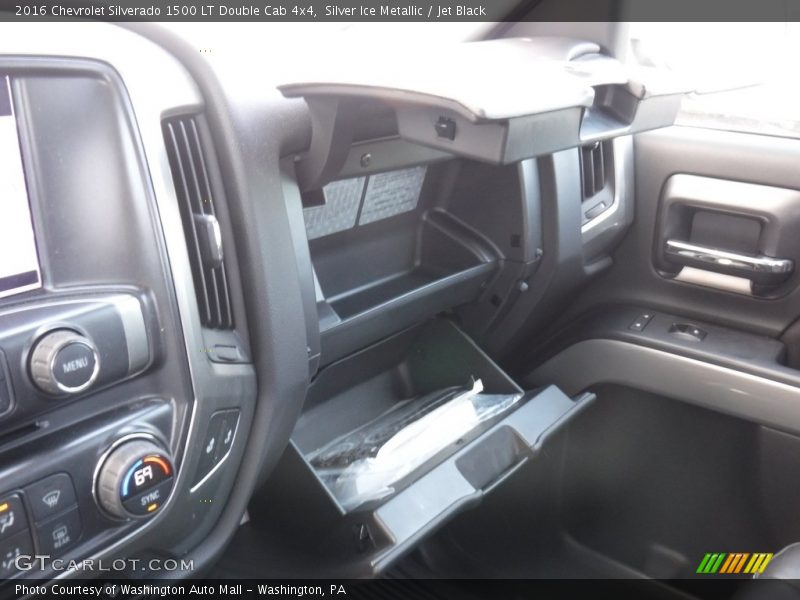 Silver Ice Metallic / Jet Black 2016 Chevrolet Silverado 1500 LT Double Cab 4x4
