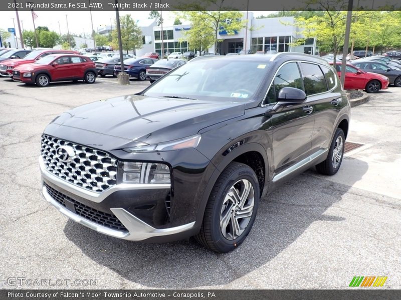 Twilight Black / Black 2021 Hyundai Santa Fe SEL AWD