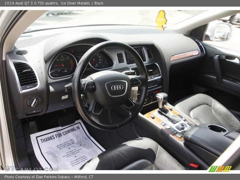 Ice Silver Metallic / Black 2014 Audi Q7 3.0 TDI quattro