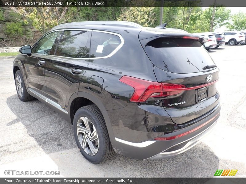 Twilight Black / Black 2021 Hyundai Santa Fe SEL AWD