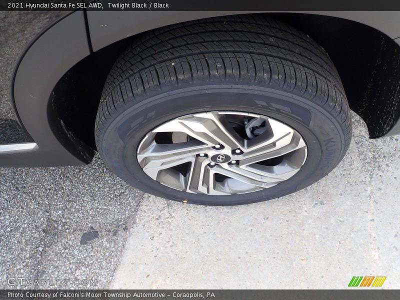 Twilight Black / Black 2021 Hyundai Santa Fe SEL AWD