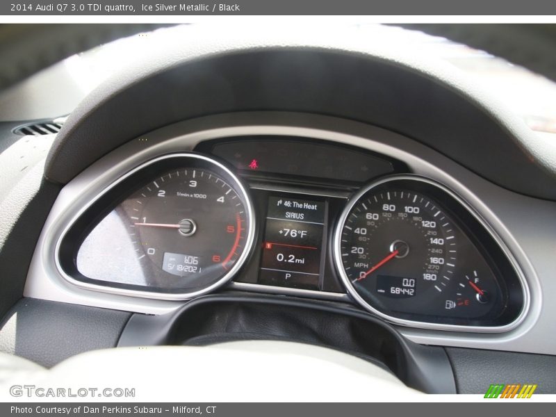 Ice Silver Metallic / Black 2014 Audi Q7 3.0 TDI quattro