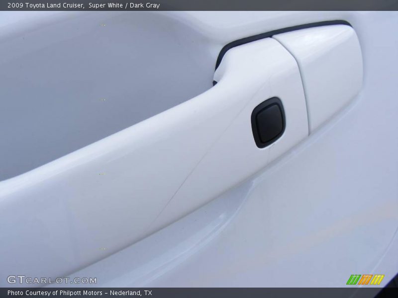 Super White / Dark Gray 2009 Toyota Land Cruiser