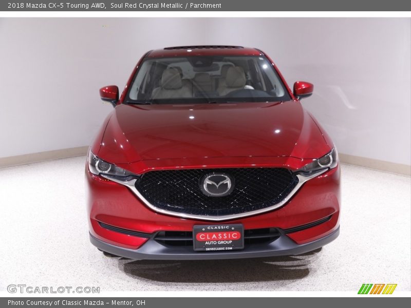 Soul Red Crystal Metallic / Parchment 2018 Mazda CX-5 Touring AWD