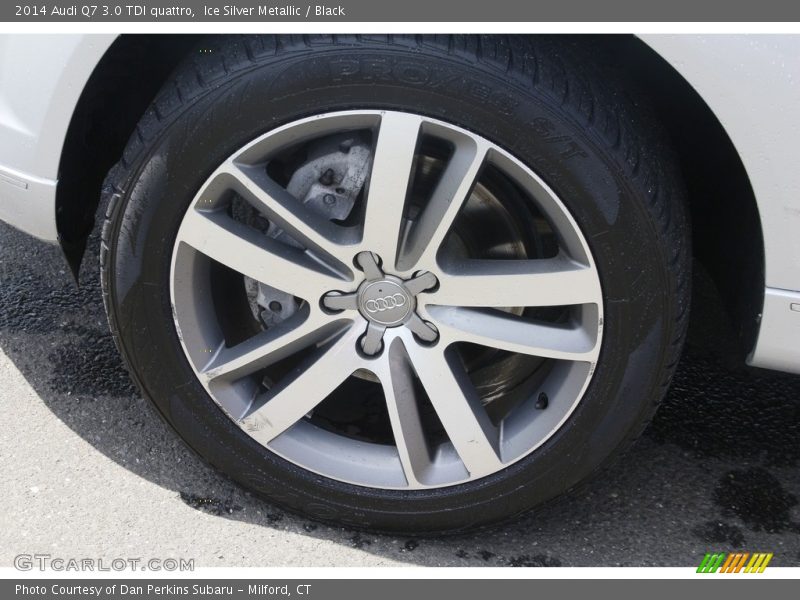 Ice Silver Metallic / Black 2014 Audi Q7 3.0 TDI quattro