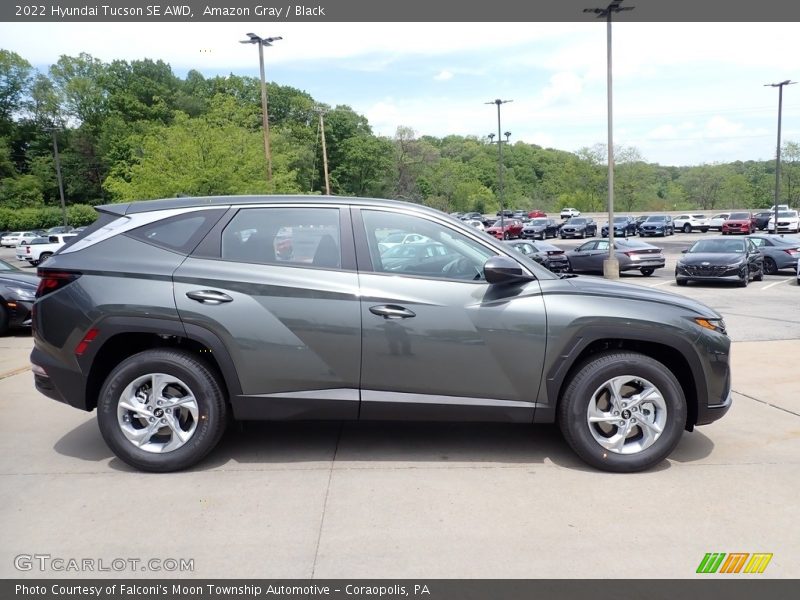 Amazon Gray / Black 2022 Hyundai Tucson SE AWD