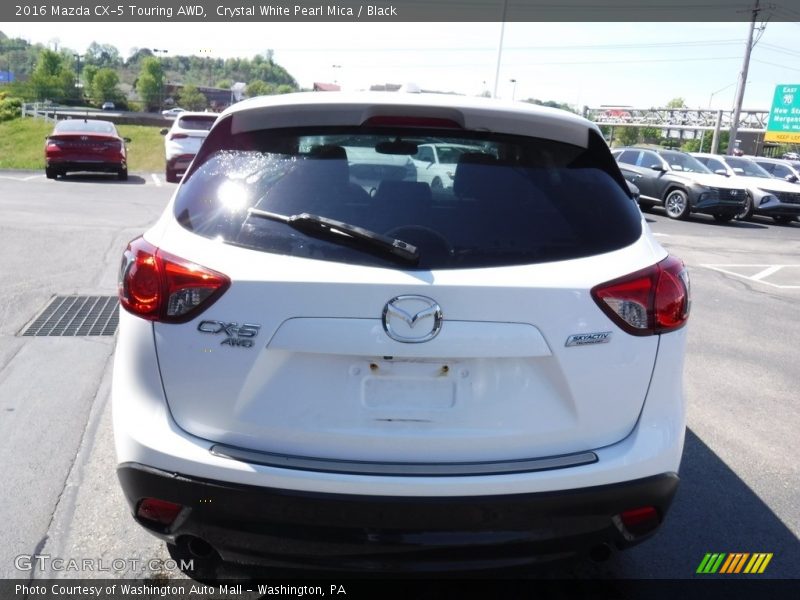 Crystal White Pearl Mica / Black 2016 Mazda CX-5 Touring AWD