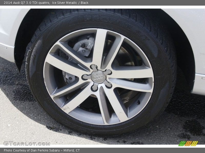 Ice Silver Metallic / Black 2014 Audi Q7 3.0 TDI quattro