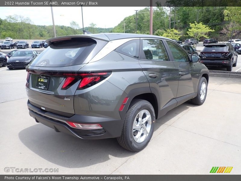 Amazon Gray / Black 2022 Hyundai Tucson SE AWD