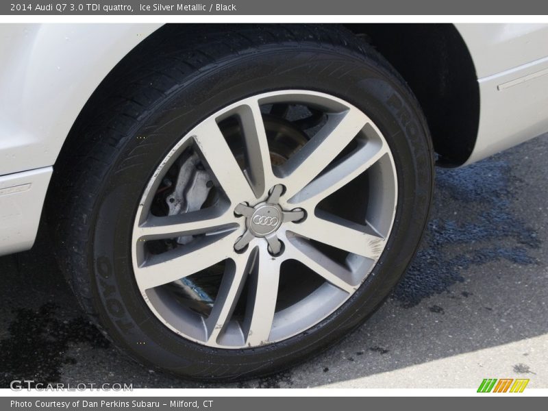 Ice Silver Metallic / Black 2014 Audi Q7 3.0 TDI quattro