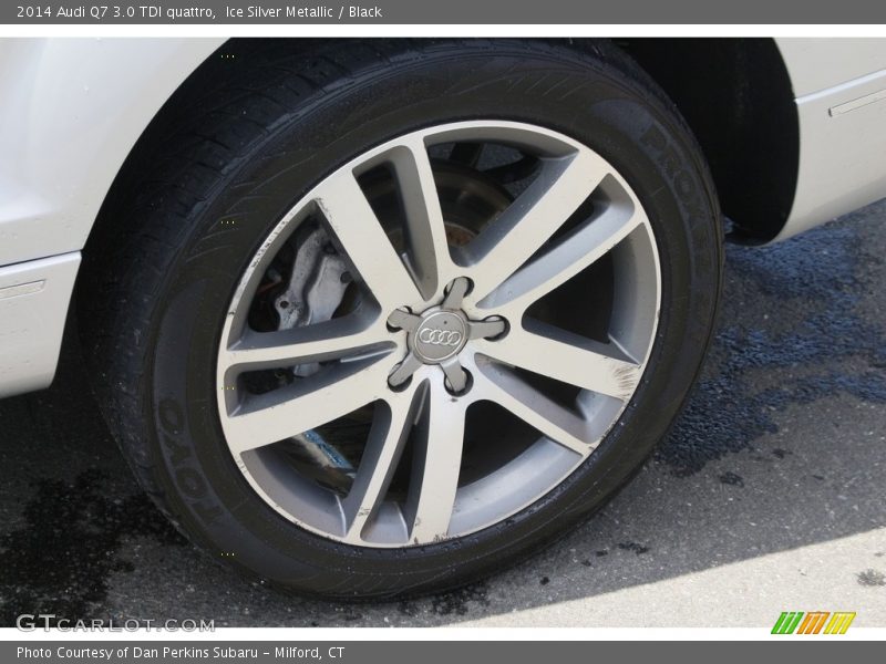 Ice Silver Metallic / Black 2014 Audi Q7 3.0 TDI quattro