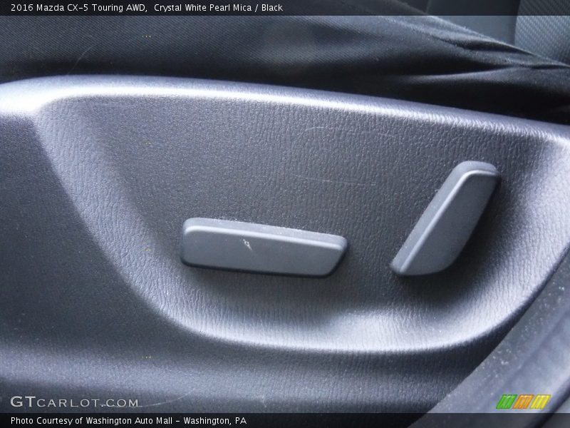 Crystal White Pearl Mica / Black 2016 Mazda CX-5 Touring AWD