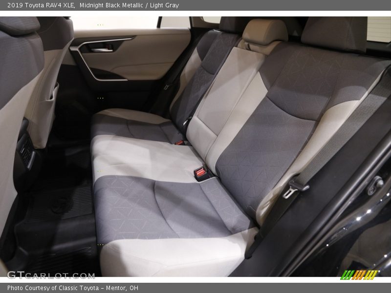 Midnight Black Metallic / Light Gray 2019 Toyota RAV4 XLE