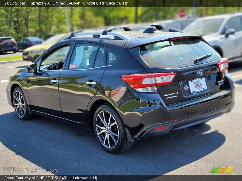 Crystal Black Silica / Black 2017 Subaru Impreza 2.0i Limited 5-Door