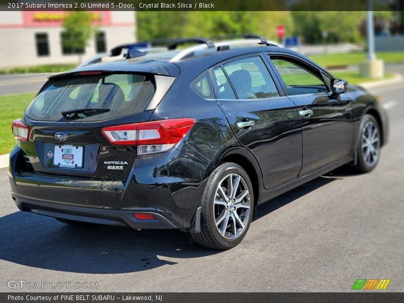 Crystal Black Silica / Black 2017 Subaru Impreza 2.0i Limited 5-Door