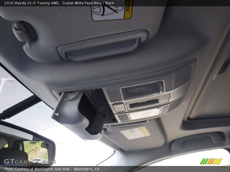 Crystal White Pearl Mica / Black 2016 Mazda CX-5 Touring AWD